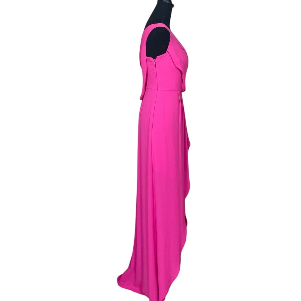 BCBGMaxAzria “Kail” Draped One Shoulder Gown - Picture 5 of 16